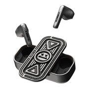 D MOOSTER D15 IPX4 Wireless Bluetooth 5.3 Earphone Fingertip Spinner (Silver)