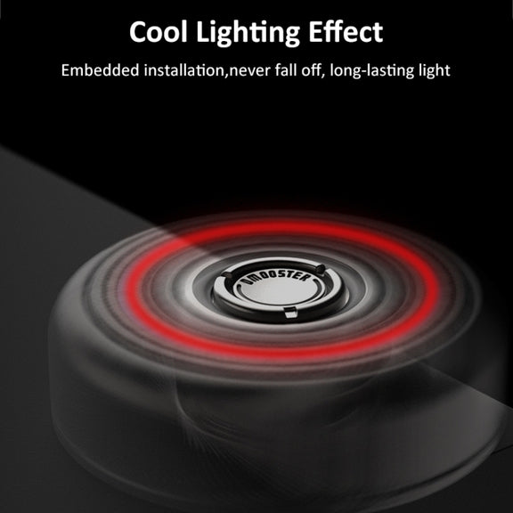D MOOSTER D15 IPX4 Wireless Bluetooth 5.3 Earphone Fingertip Spinner (Silver)