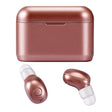 DT-4 IPX Waterproof Bluetooth 5.0 Wireless Bluetooth Earphone with 350mAh Magnetic Charging Box, Support for Calling(Rose Gold) - Bluetooth Earphone by PMC TechLife | Online Shopping South Africa | PMC TechLife
