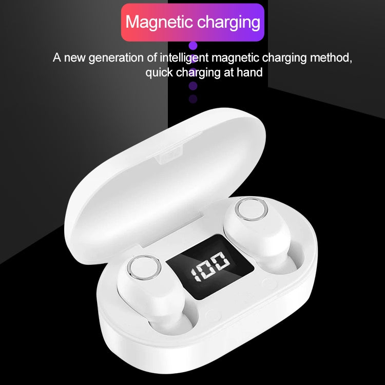 DT-13 Wireless Two Ear Bluetooth Headset Supports Touch & Smart Magnetic Charging(Black) - Bluetooth Earphone by PMC TechLife | Online Shopping South Africa | PMC TechLife