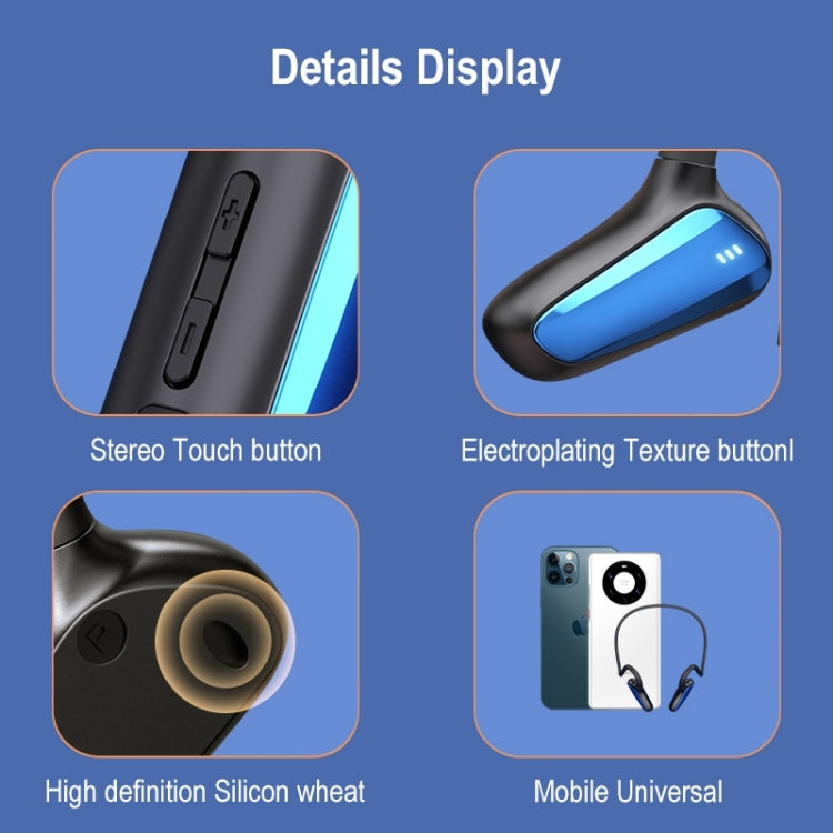 M-D8 IPX5 Waterproof Bone Passage Bluetooth Hanging Ear Wireless Earphone (Green) - Bluetooth Earphone by PMC TechLife | Online Shopping South Africa | PMC TechLife