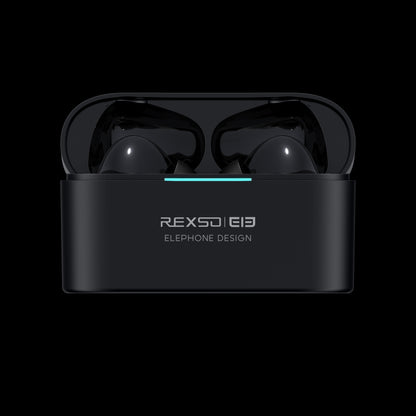 ELEPHONE Elepods X Wireless ANC Noise Cancellation Bluetooth 5.0 Earphone with Charging Box(Black) - free shipping - PMC Jewellery - Order now!