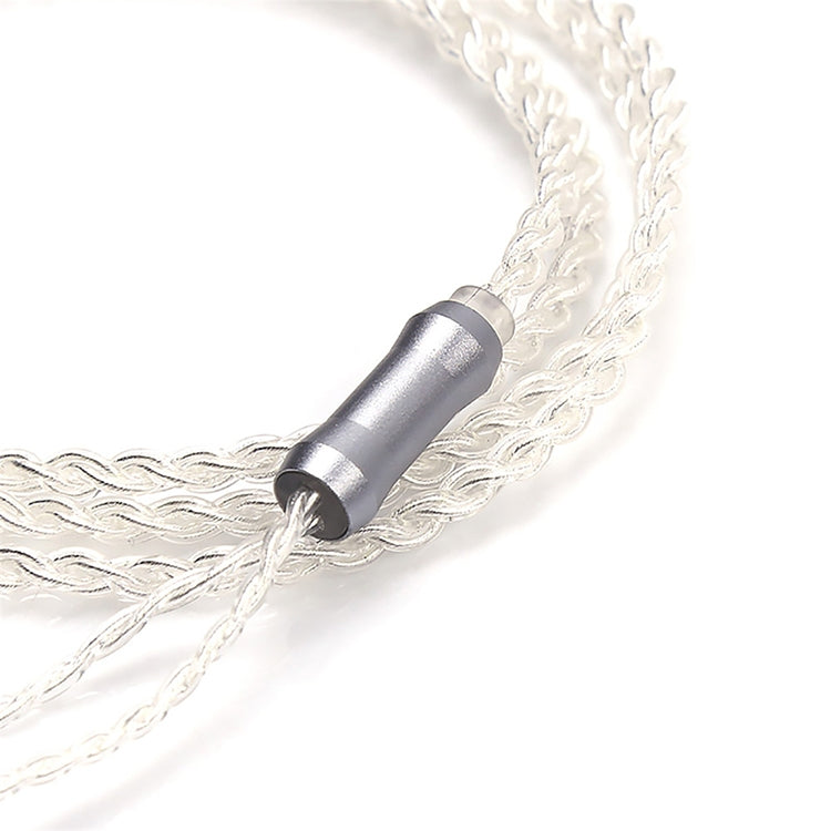 TRN Silver Plated Upgrade Cable Headphones Cable with A2DC Connection for TRN V10 V20 Earphone - Cable & Splitter by TRN | Online Shopping South Africa | PMC Jewellery | Buy Now Pay Later Mobicred