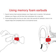 TRN Earphone Silicone Memory Foam Earplug(Black)