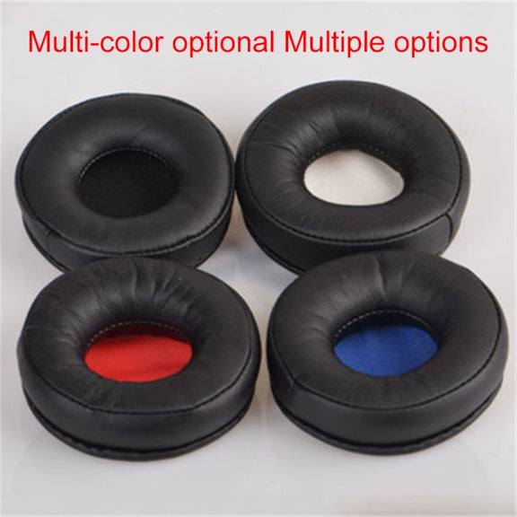 1 Pair Leather Sponge Protective Case for Jabra MOVE Headphone(Black Red)
