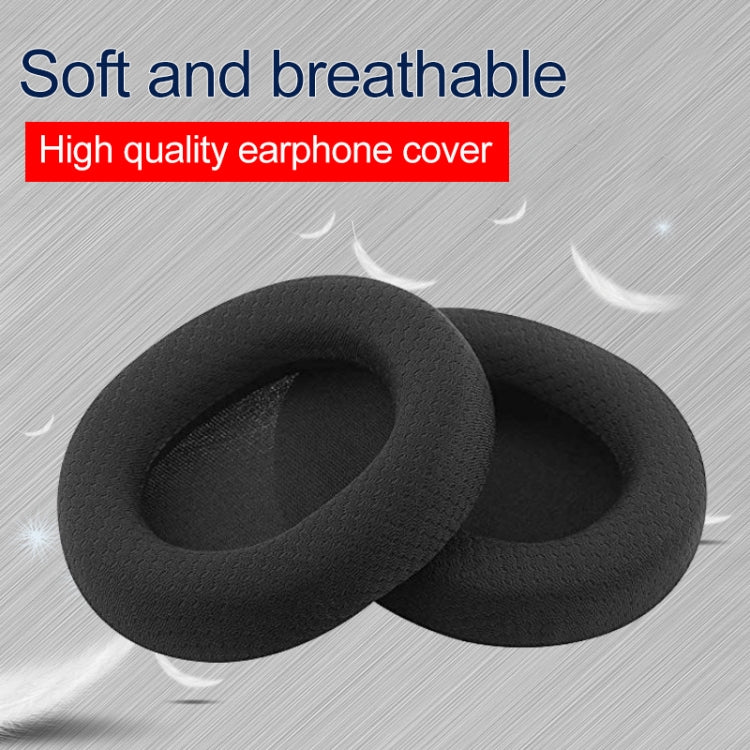1 Pair Leather Sponge Protective Case for Steelseries Arctis 3 Pro  / Ice 5 / Ice 7 Headphone(Black Leather)