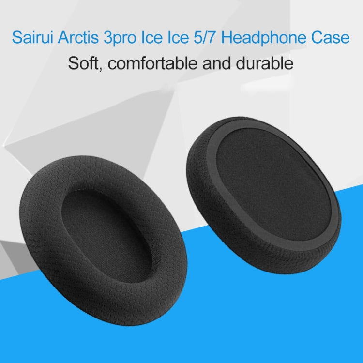 1 Pair Leather Sponge Protective Case for Steelseries Arctis 3 Pro  / Ice 5 / Ice 7 Headphone (Brown) - Earmuff & Pad by PMC TechLife | Online Shopping South Africa | PMC TechLife