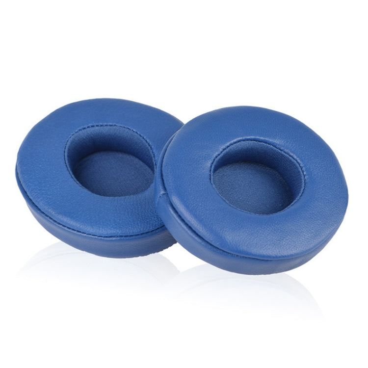 1 Pair Leather Headphone Protective Case for Beats Solo2.0 / Solo3.0, Wired Version (Blue)