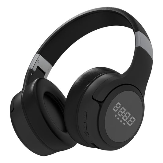 ZEALOT B28 Folding Headband Bluetooth Stereo Music Headset with Display (Black) - free shipping - PMC Jewellery - Order now!