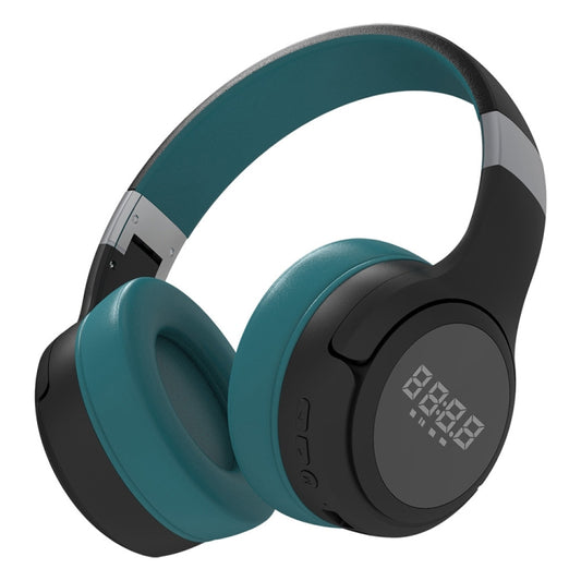 ZEALOT B28 Folding Headband Bluetooth Stereo Music Headset with Display (Dark Green) - free shipping - PMC Jewellery - Order now!