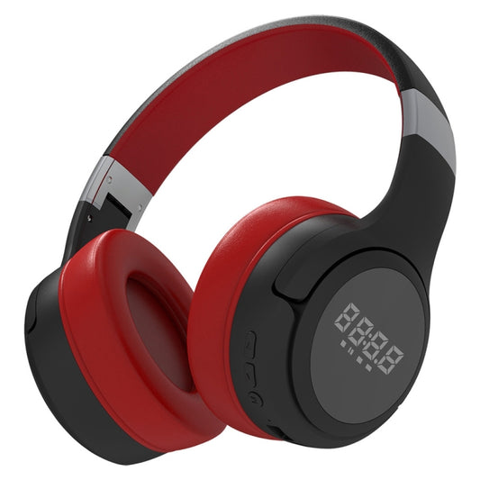 ZEALOT B28 Folding Headband Bluetooth Stereo Music Headset with Display (Red) - free shipping - PMC Jewellery - Order now!