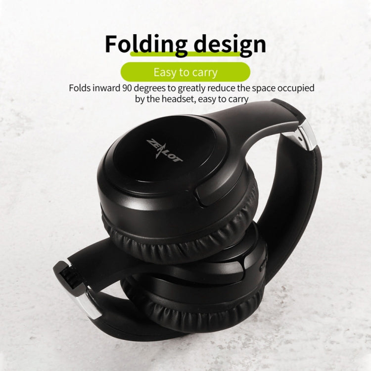 ZEALOT B28 Folding Headband Bluetooth Stereo Music Headset with Display (Black) - free shipping - PMC TechLife - Order now!