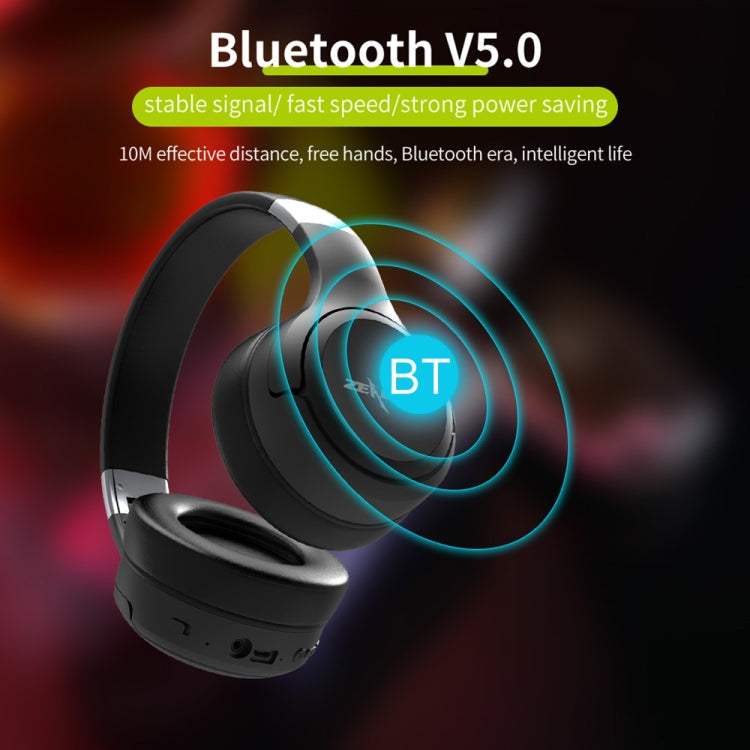 ZEALOT B28 Folding Headband Bluetooth Stereo Music Headset with Display (Black) - free shipping - PMC TechLife - Order now!