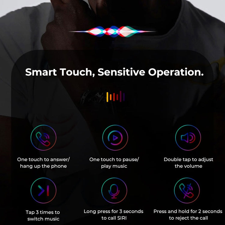 J18 Bluetooth 5.0 TWS Wireless Binaural Bluetooth Earphone with Charging Box(Green) - TWS Earphone by PMC TechLife | Online Shopping South Africa | PMC TechLife