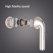 J18 Bluetooth 5.0 TWS Wireless Binaural Bluetooth Earphone with Charging Box(Green)