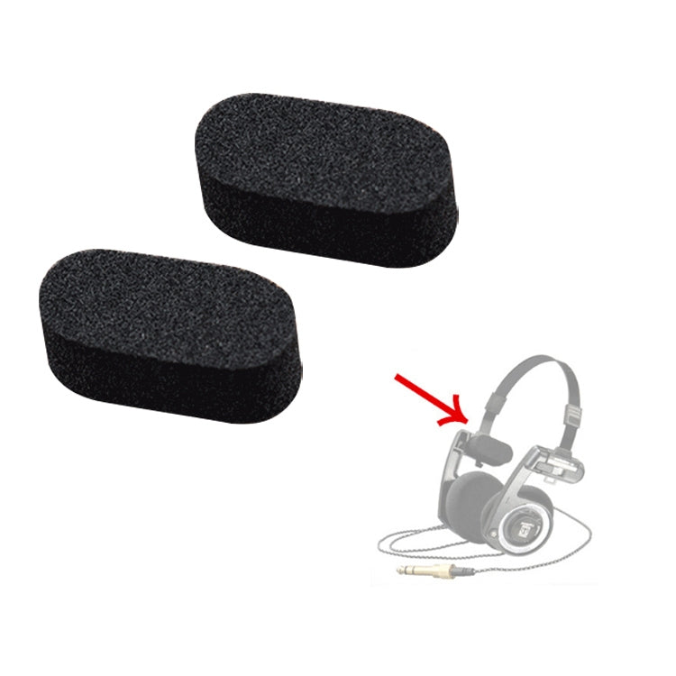 2 PCS For Koss Porta Pro PP Headphone Replacement Sponge Pad Cushion Earpads - Earmuff & Pad by PMC TechLife | Online Shopping South Africa | PMC TechLife