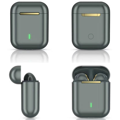 T&G J18 Bluetooth 5.1 TWS Wireless Binaural Bluetooth Earphone with Charging Box (Green) - free shipping - PMC Jewellery - Order now!