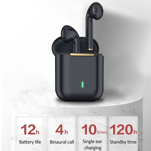 T&G J18 Bluetooth 5.1 TWS Wireless Binaural Bluetooth Earphone with Charging Box (White)