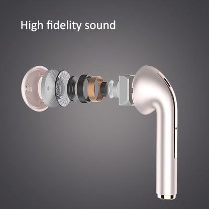 T&G J18 Bluetooth 5.1 TWS Wireless Binaural Bluetooth Earphone with Charging Box (Rose Gold) - free shipping - PMC Jewellery - Order now!