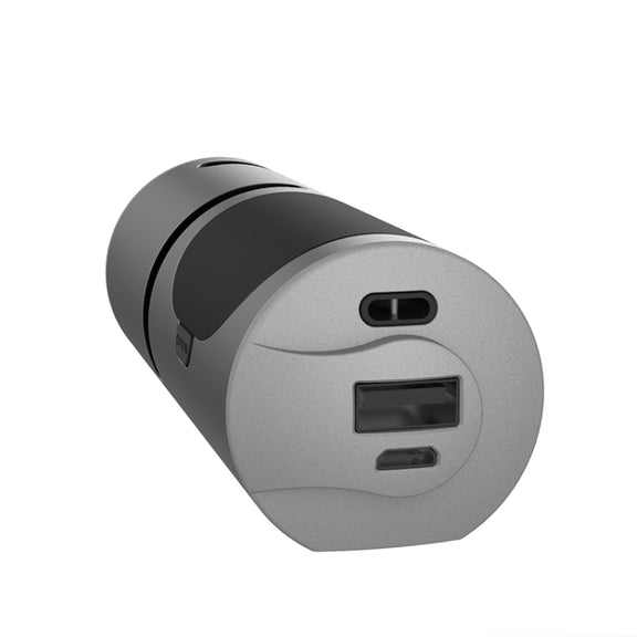 3 in 1 TWS Mini Water-resistant Bluetooth 4.2 Wireless Earphone + Audio + Charging Box(Black)
