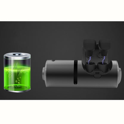 3 in 1 TWS Mini Waterproof Bluetooth 4.2 Wireless Earphone + Audio + Charging Box(Black) - free shipping - PMC Jewellery - Order now!