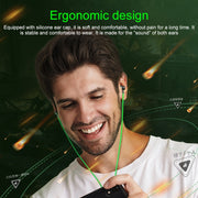 Langsdom V7T 3.5mm Wired In-ear Gaming Earphone (Red + Blue)