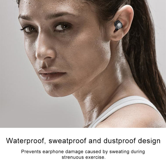 Drawer Type S2 Ear-in TWS Bluetooth V5.0 Wireless Earphones(Gold)