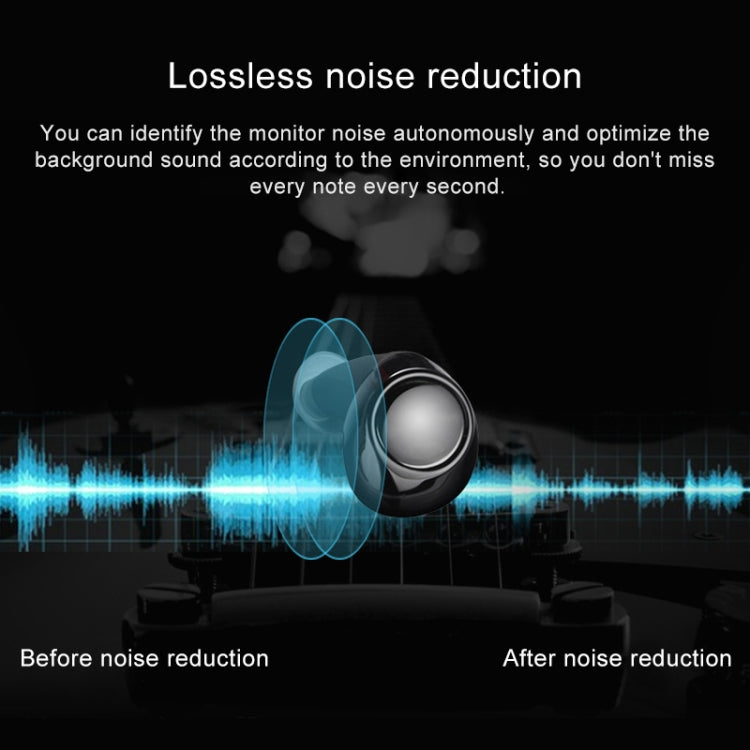 Drawer Type S2 Ear-in TWS Bluetooth V5.0 Wireless Earphones(Gold)