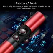 Drawer Type S2 Ear-in TWS Bluetooth V5.0 Wireless Earphones(Gold)