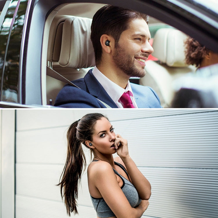 Drawer Type S2 Ear-in TWS Bluetooth V5.0 Wireless Earphones(Gold)