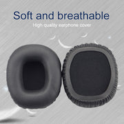 For JBL J55 / J55a / J55i Headphones Imitation Leather + Foam Soft Earphone Protective Cover Earmuffs, One Pair(Black)