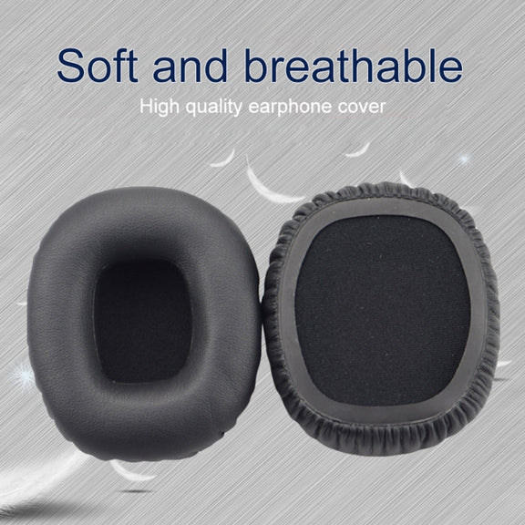 For JBL J55 / J55a / J55i Headphones Imitation Leather + Foam Soft Earphone Protective Cover Earmuffs, One Pair(Black)