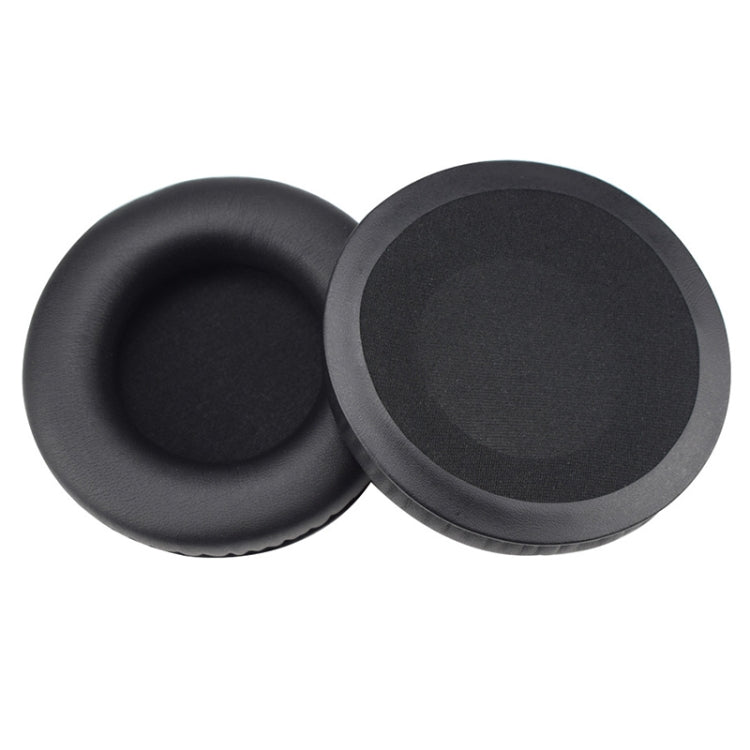 For JBL E50BT / Cuffie Synchros S500 & S700 Headphones Imitation Leather + Foam Soft Earphone Protective Cover Earmuffs, One Pair(Black)