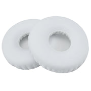 For JBL E40BT / T450 Headphones Imitation Leather + Foam Soft Earphone Protective Cover Earmuffs, One Pair(White)