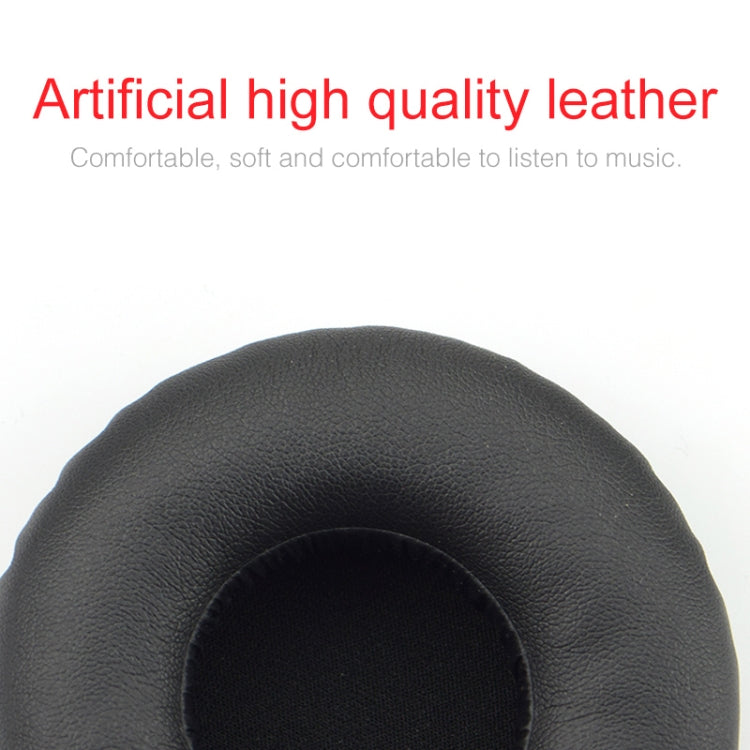 For JBL Synchros S400BT Headphones Imitation Leather + Memory Foam Soft Earphone Protective Cover Earmuffs, One Pair(Black) - Earmuff & Pad by PMC TechLife | Online Shopping South Africa | PMC TechLife