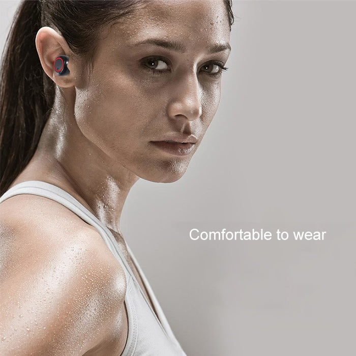 BTH-K08 TWS V5.0 Wireless Stereo Bluetooth Headset with Charging Case - TWS Earphone by PMC TechLife | Online Shopping South Africa | PMC TechLife