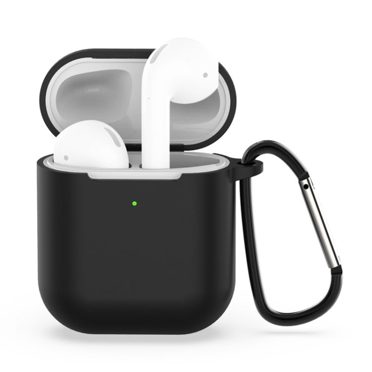 Wireless Earphones Shockproof Silicone Protective Case for Apple AirPods 1 / 2(Black) - For AirPods 1/2 by PMC Jewellery | Online Shopping South Africa | PMC Jewellery | Buy Now Pay Later Mobicred