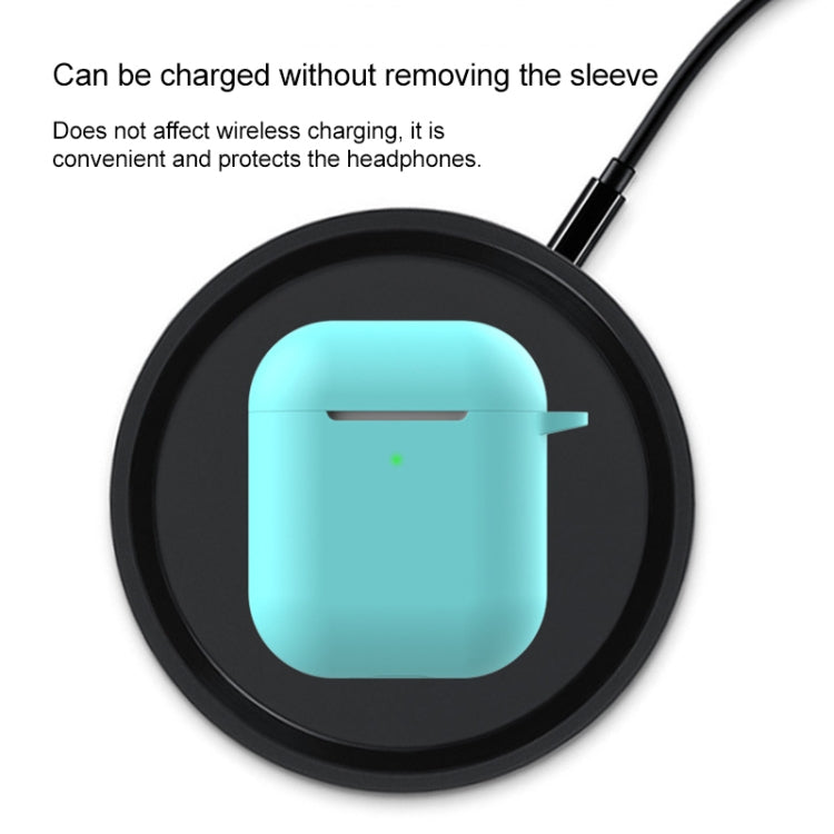 Wireless Earphones Shockproof Silicone Protective Case for Apple AirPods 1 / 2(Black) - For AirPods 1/2 by PMC Jewellery | Online Shopping South Africa | PMC Jewellery | Buy Now Pay Later Mobicred