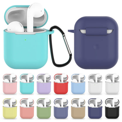 Wireless Earphones Shockproof Silicone Protective Case for Apple AirPods 1 / 2(Black) - For AirPods 1/2 by PMC Jewellery | Online Shopping South Africa | PMC Jewellery | Buy Now Pay Later Mobicred