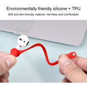 Wireless Headphones Lanyard Anti-lost Headphones for Apple AirPods 1 / 2(White)