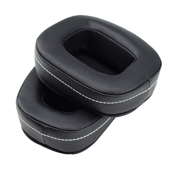 2 PCS For DENON AH-D600 / AH-D7100 Soft Sponge Earphone Protective Cover Earmuffs(Black White)