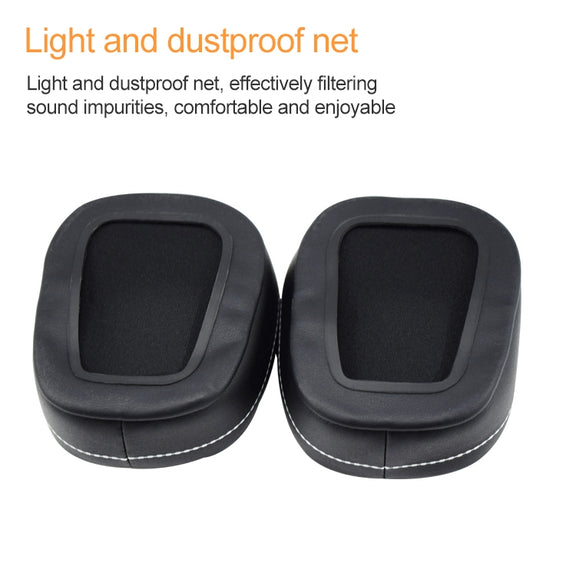 2 PCS For DENON AH-D600 / AH-D7100 Soft Sponge Earphone Protective Cover Earmuffs(Black White)