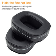 2 PCS For DENON AH-D600 / AH-D7100 Soft Sponge Earphone Protective Cover Earmuffs(Black Brown)