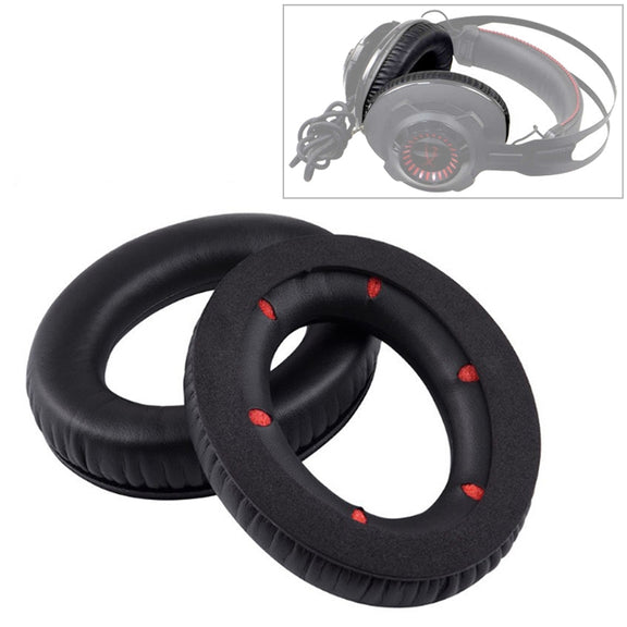 2 PCS For Kingston Hyper X Cloud Revolver S Soft Sponge Earphone Protective Cover Earmuffs (Red)