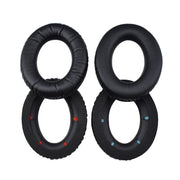 2 PCS For Kingston Hyper X Cloud Revolver S Soft Sponge Earphone Protective Cover Earmuffs (Red)