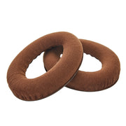 2 PCS For Sennheiser HD515 / HD555 / HD595 / HD598 / HD558 / PC360 Flannel Earphone Cushion Cover Earmuffs Replacement Earpads with Tone Tuning Cotton(Brown)