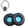 2 PCS For SONY MDR-V55 Earphone Cushion Leather Cover Earmuffs Replacement Earpads (Blue) - Earmuff & Pad by PMC TechLife | Online Shopping South Africa | PMC TechLife | Buy Now Pay Later Mobicred