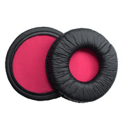 2 PCS For SONY MDR-V55 Earphone Cushion Leather Cover Earmuffs Replacement Earpads (Red)
