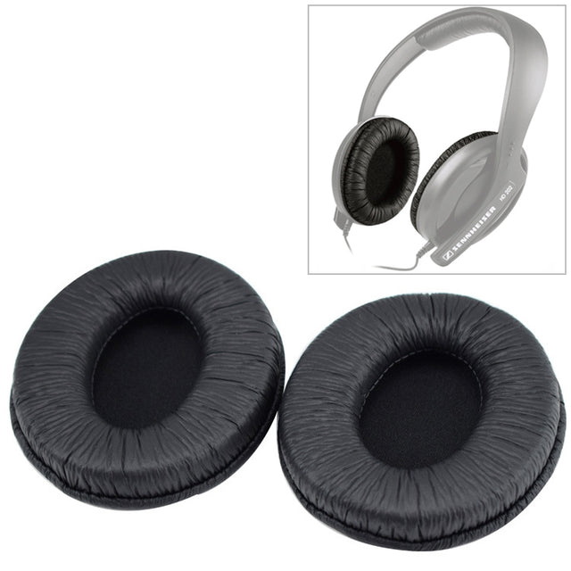 2 PCS For Sennheiser HD202 / HD212 / HD437 / HD447 / HD457 / HD497 Headphone Cushion Sponge Cover Earmuffs Replacement Earpads