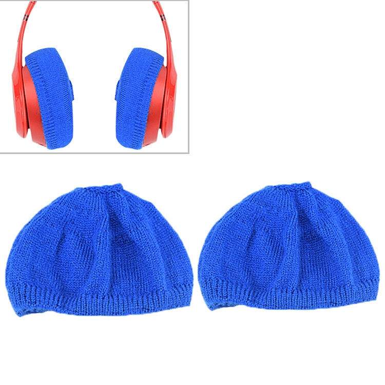 2 PCS Knitted Headphone Dustproof Protective Case for Beats Solo2 / Solo3(Blue) - Anti-dust & Ear Caps by PMC TechLife | Online Shopping South Africa | PMC TechLife